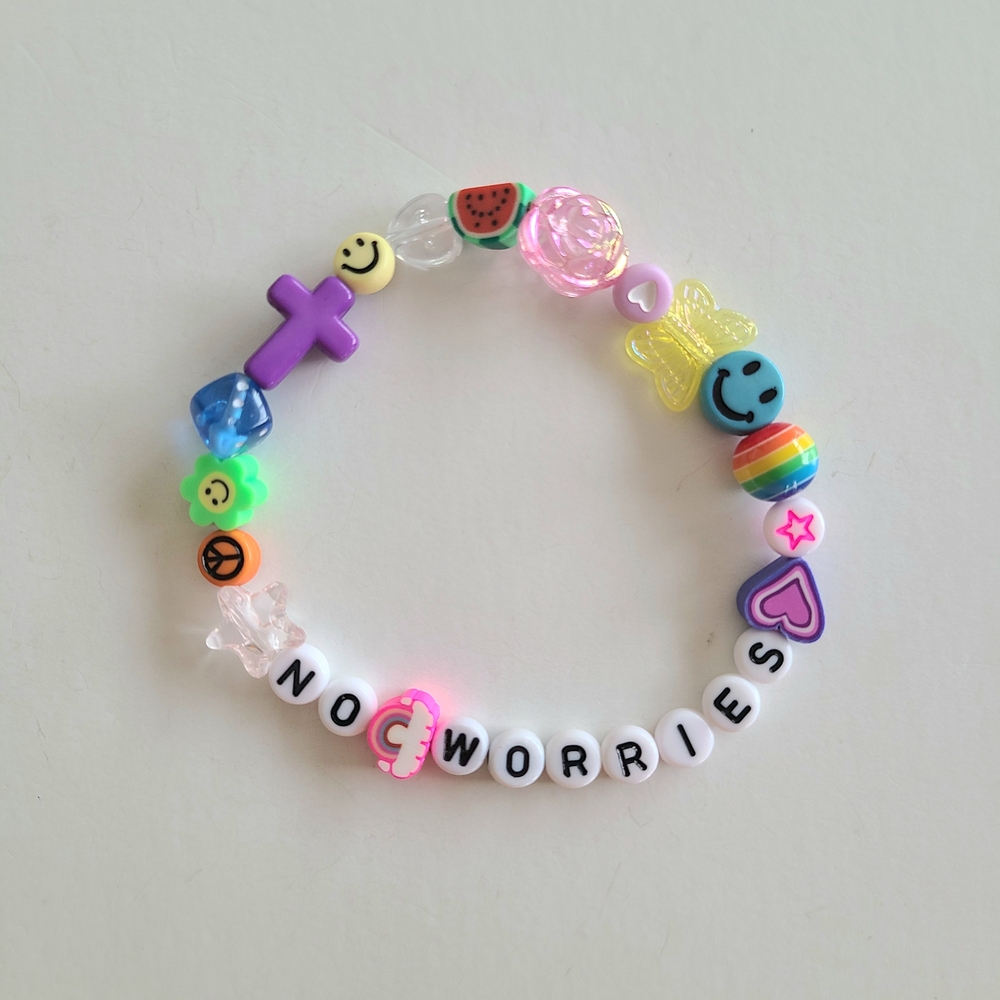 No Worries Colorful Beaded Bracelet
